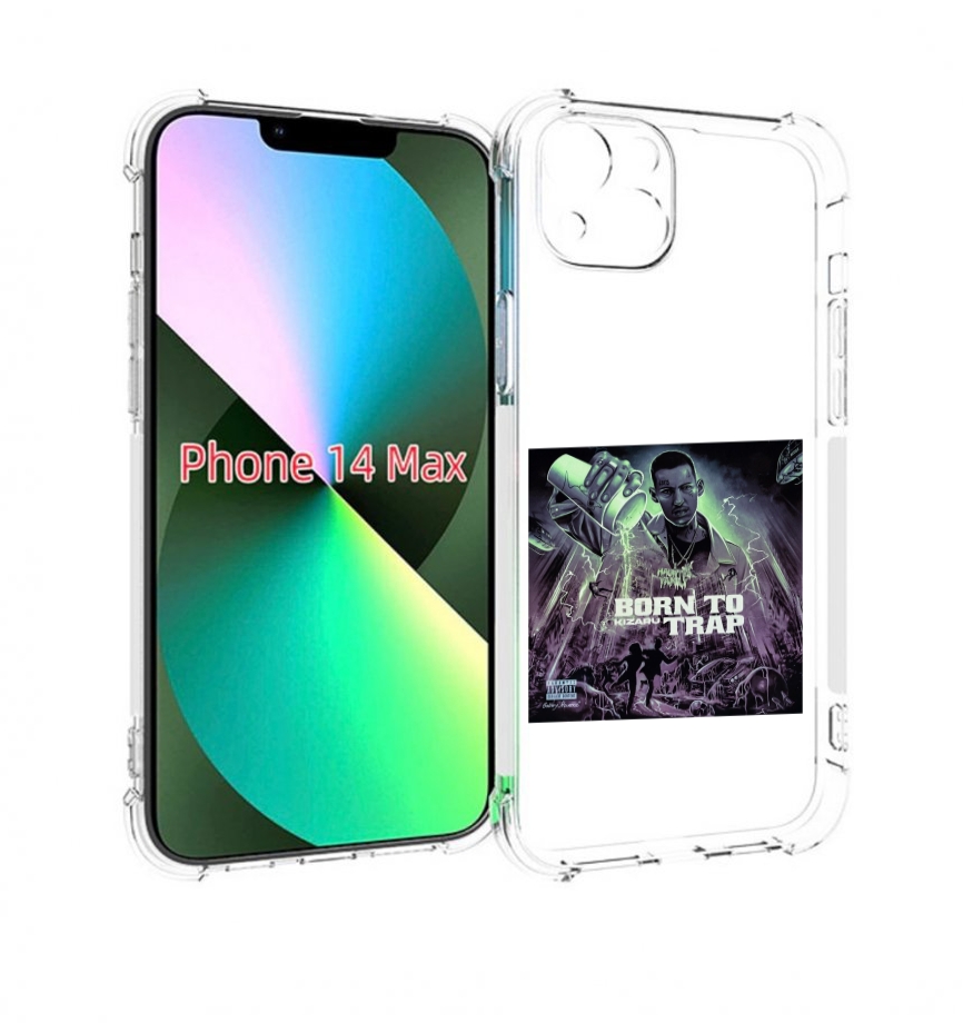 

Чехол MyPads Born to Trap Kizaru для iPhone 14 Plus (6.7), Прозрачный, Tocco