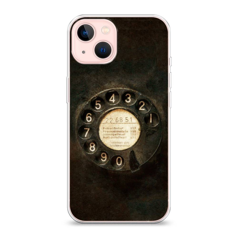 фото Чехол awog "старинный телефон" для apple iphone 13