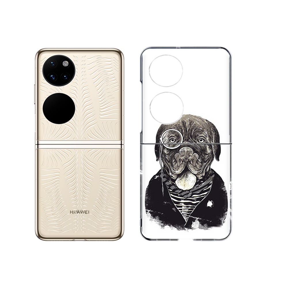 

Чехол MyPads Tocco для Huawei P50 солидный песик (PT225999.71.615), Прозрачный, Tocco