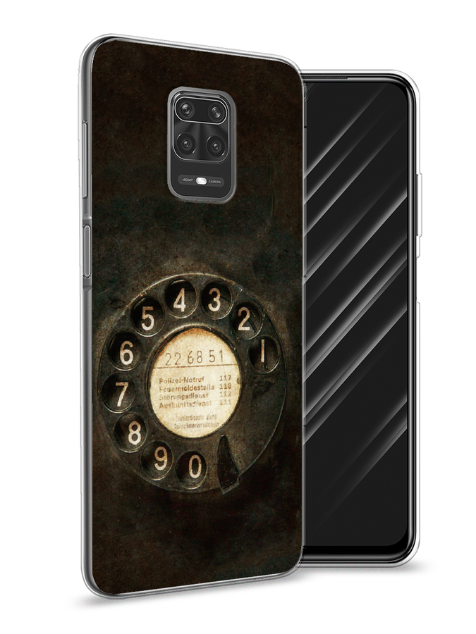 

Чехол Awog на Xiaomi Redmi Note 9S "Старинный телефон", Разноцветный, 37950-5