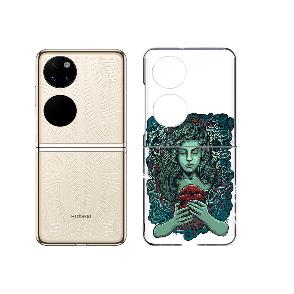 

Чехол MyPads Tocco для Huawei P50 спящая девушка (PT225999.71.619), Прозрачный, Tocco