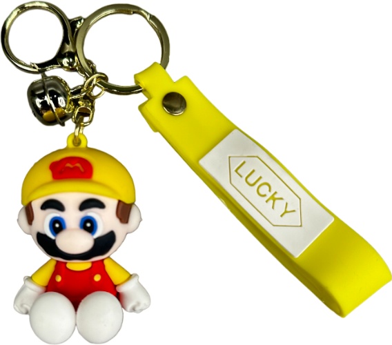 

Брелок для ключей Brelok подарочный, Желтый;зеленый;красный, Mario