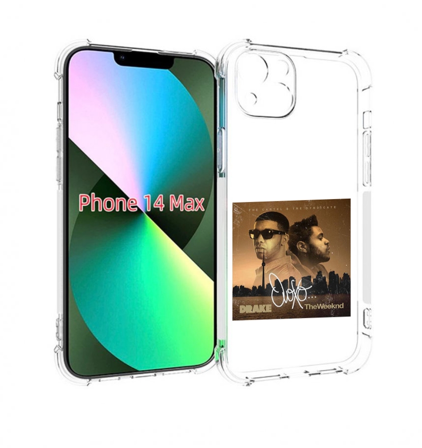 

Чехол MyPads Drake & The Weeknd - OVOXO для iPhone 14 Plus (6.7), Прозрачный, Tocco