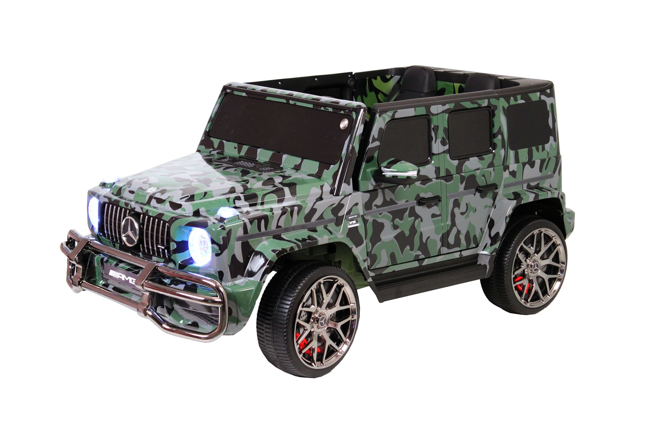 Электромобиль RIVERTOYS Mercedes-AMG-G63-4WD-S307-CAMOUFLAGE электромобиль rivertoys mercedes amg g63 s307