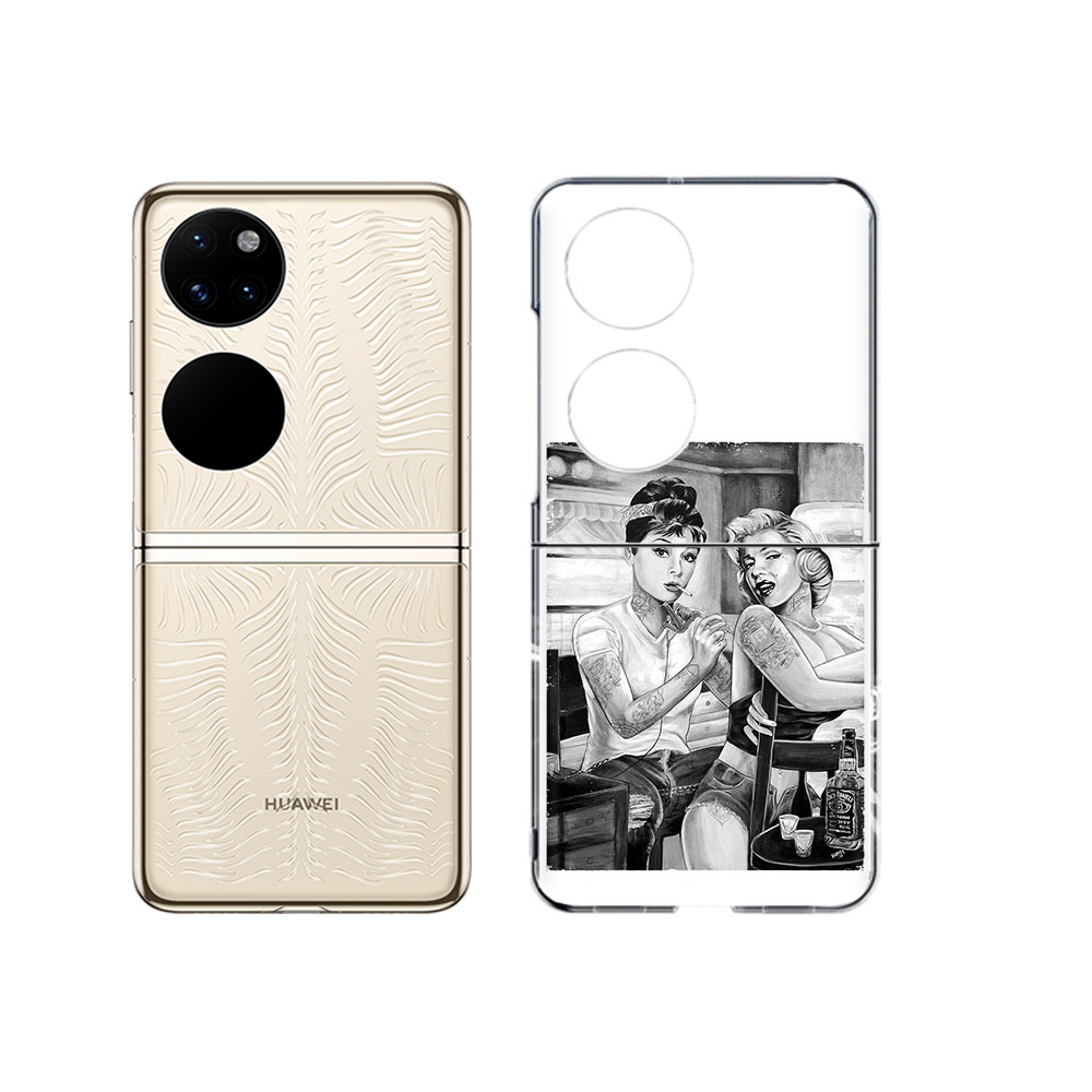 

Чехол MyPads Tocco для Huawei P50 тату мастер (PT225999.71.637), Прозрачный, Tocco