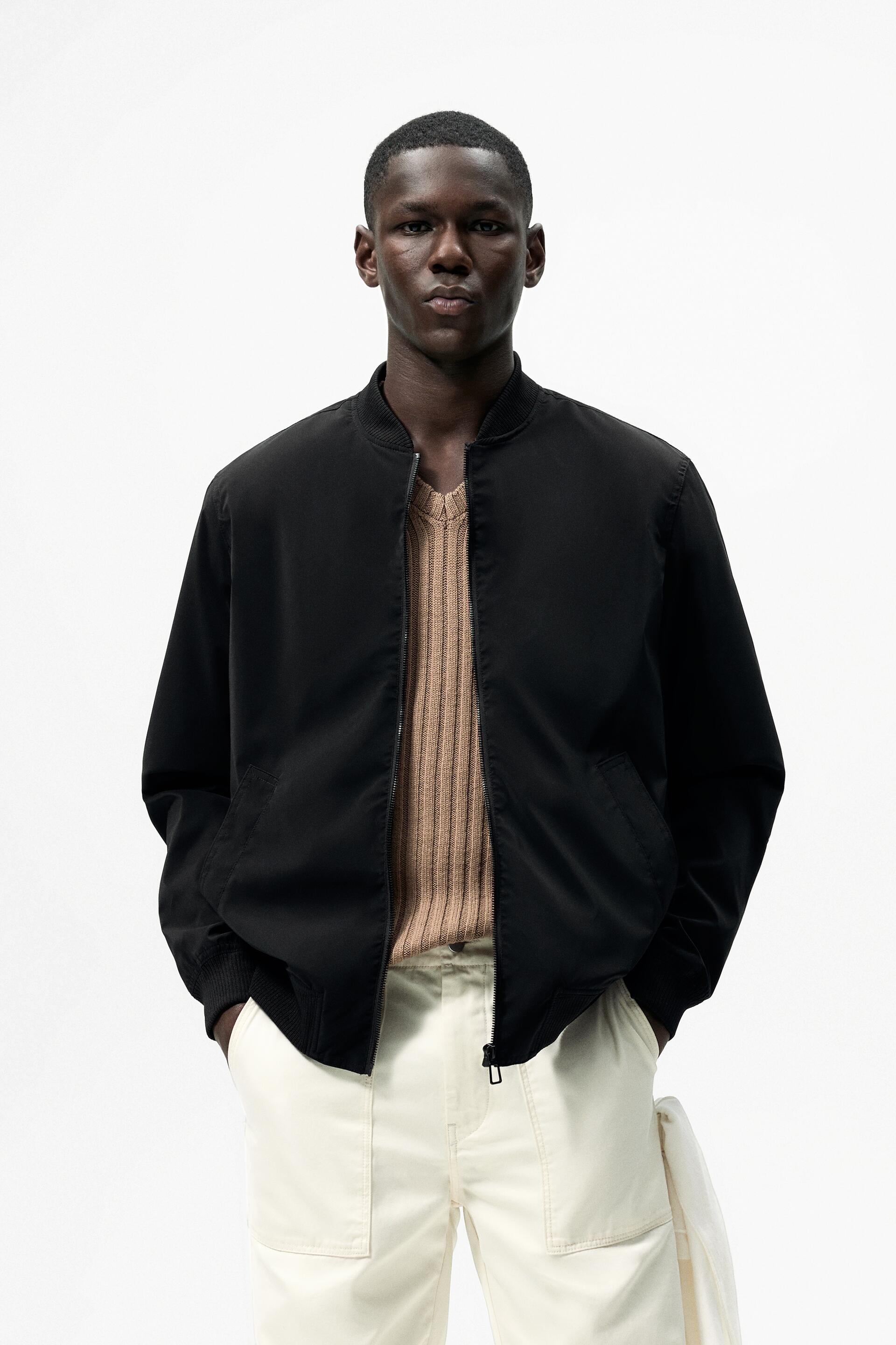 

Бомбер мужской ZARA 04302408 черный 2XL (доставка из-за рубежа), 04302408