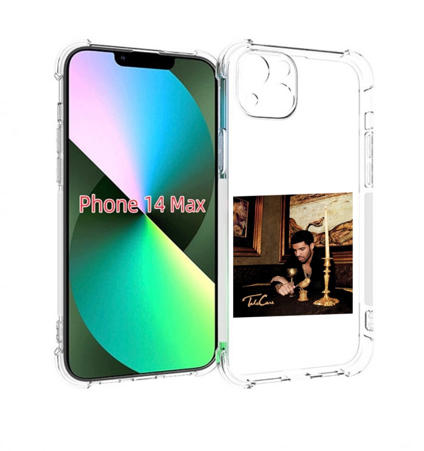 

Чехол MyPads Drake - Take Care для iPhone 14 Plus (6.7), Прозрачный, Tocco