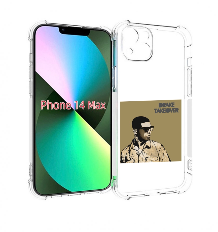 

Чехол MyPads Drake - Takeover для iPhone 14 Plus (6.7), Прозрачный, Tocco