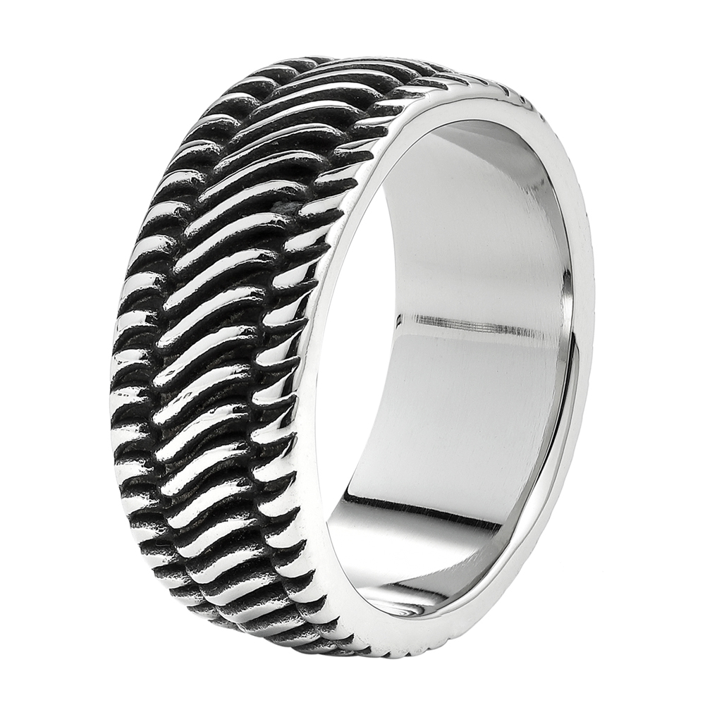 фото Кольцо из стали р.19.7 zippo tyre shape ring