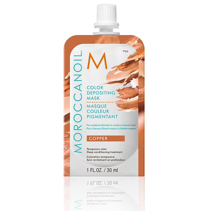 Тонирующая маска Moroccanoil Медный Color Depositing Mask Copper 30 мл moroccanoil smoothing mask маска разглаживающая для волос 500 мл