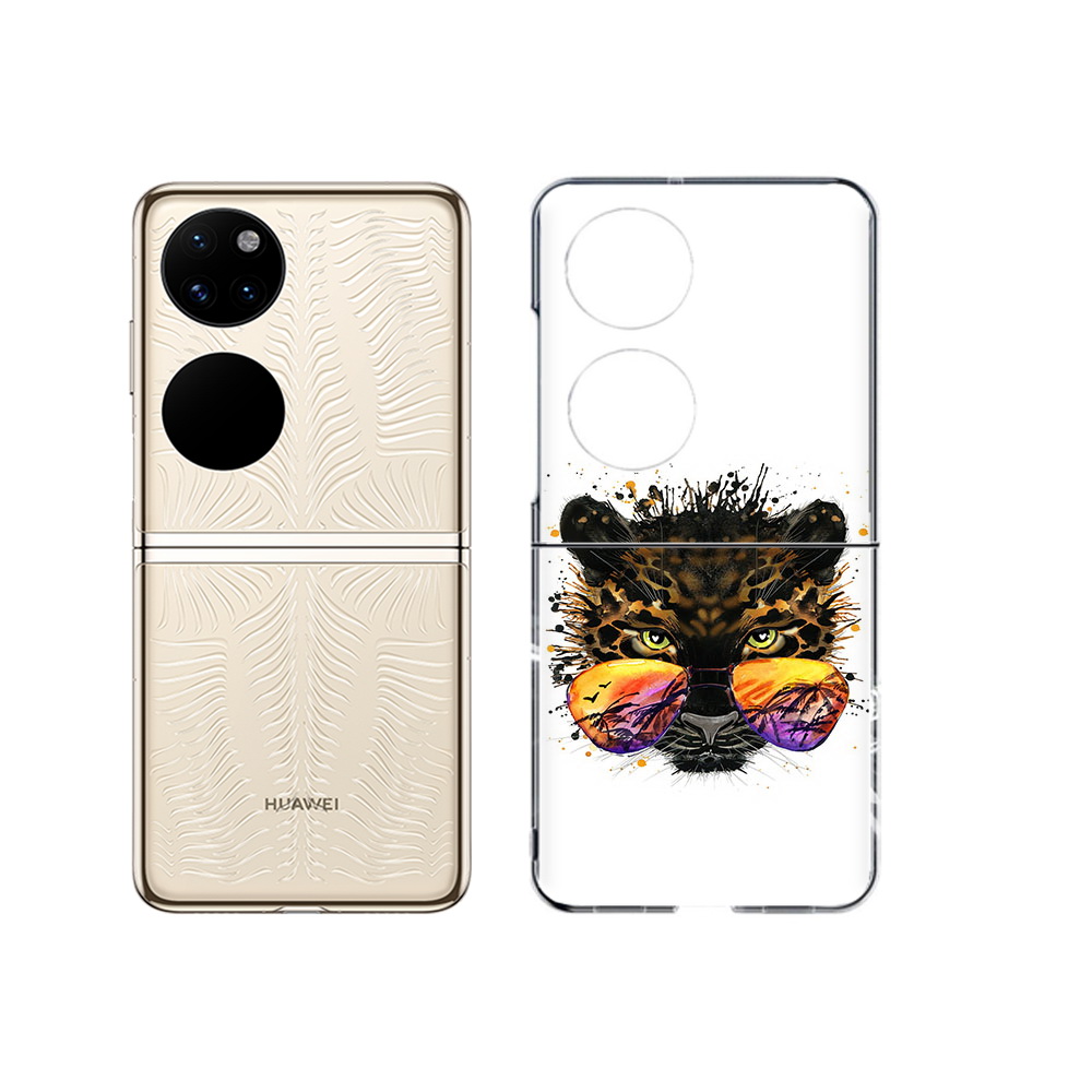 Чехол MyPads Tocco для Huawei P50 тропический леопард (PT225999.71.649)
