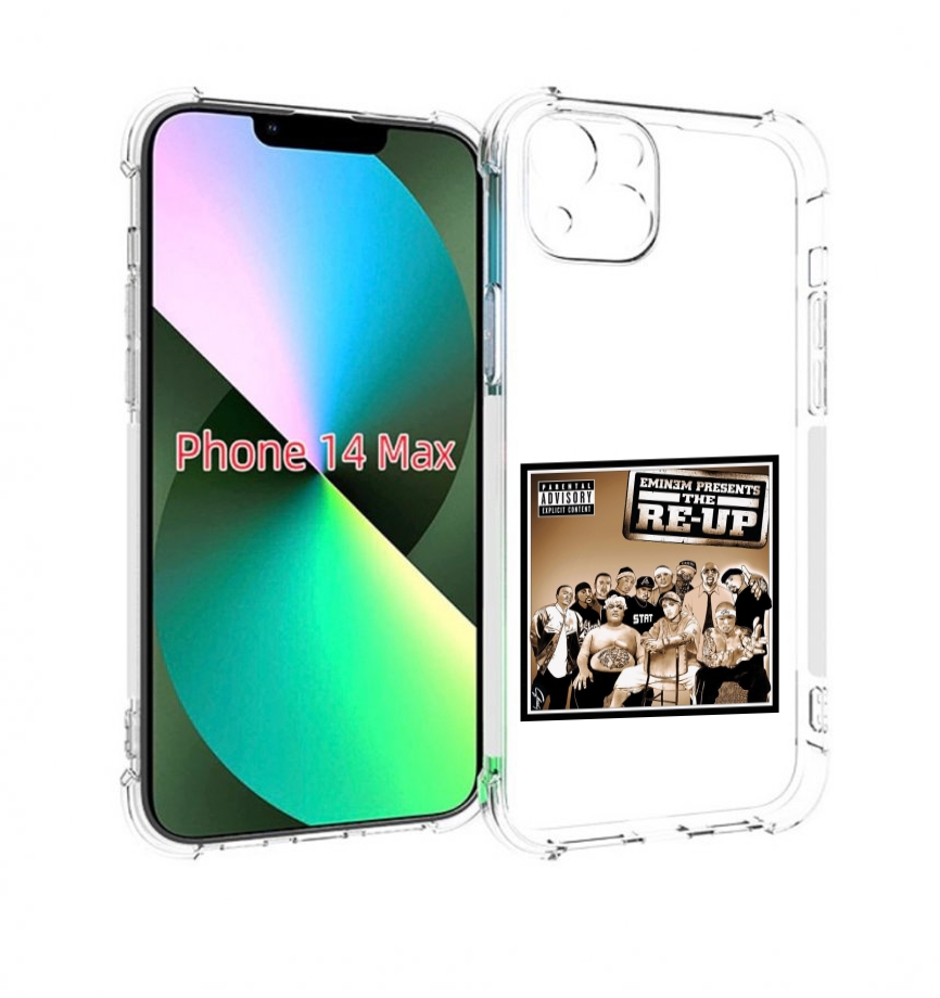 

Чехол MyPads EMINEM PRESENTS, THE RE-UP для iPhone 14 Plus (6.7), Прозрачный, Tocco