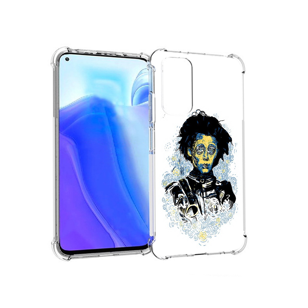 

Чехол MyPads Tocco для Xiaomi Redmi Note 11S парень черно-белый абстракция, Tocco