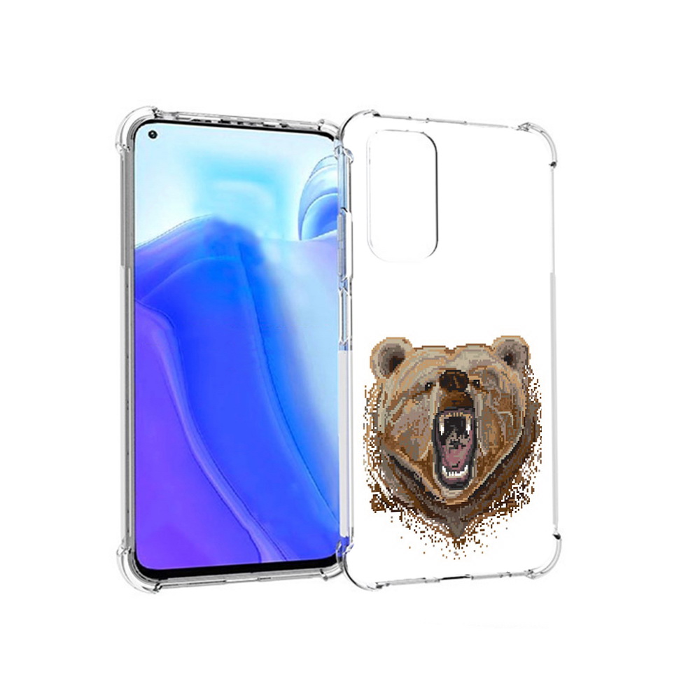 

Чехол MyPads Tocco для Xiaomi Redmi Note 11S пиксельный медведь (PT162215.279.539), Tocco