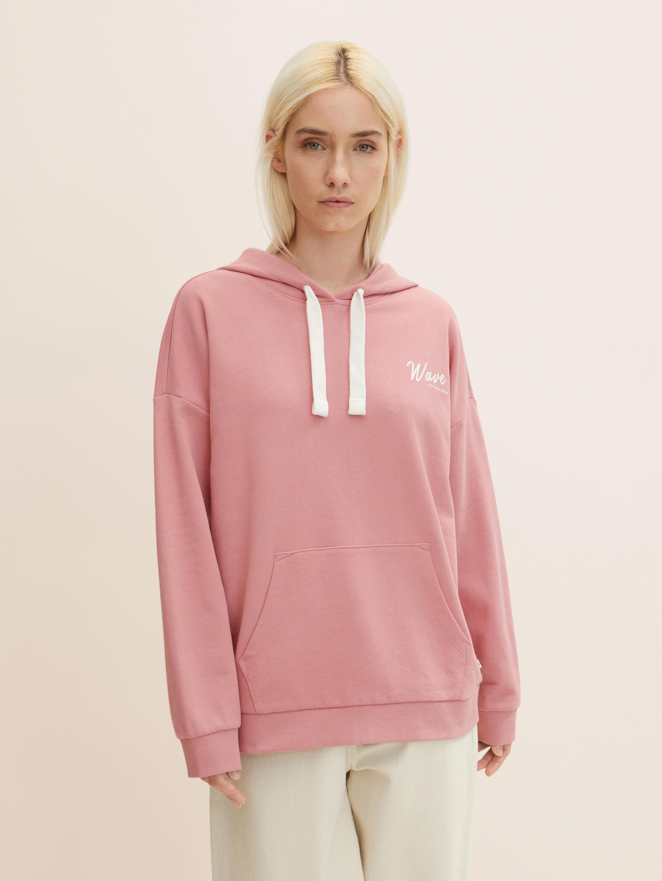 

Худи женское TOM TAILOR 1032799 розовое XS, 1032799