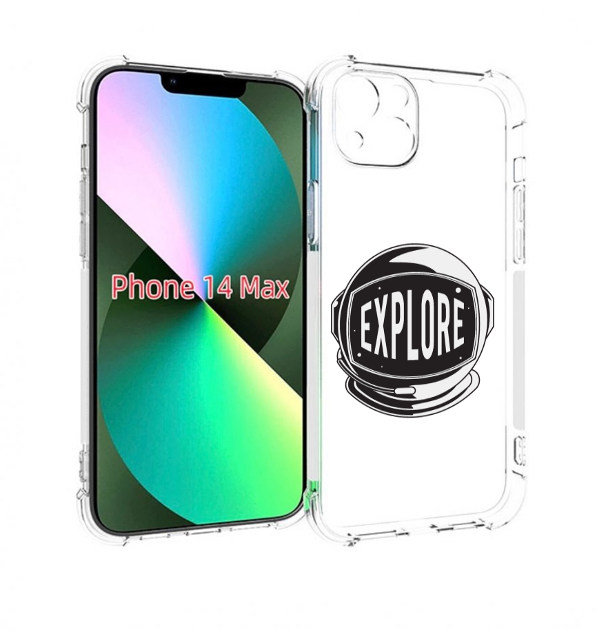 

Чехол MyPads Explore для iPhone 14 Plus (6.7), Прозрачный, Tocco