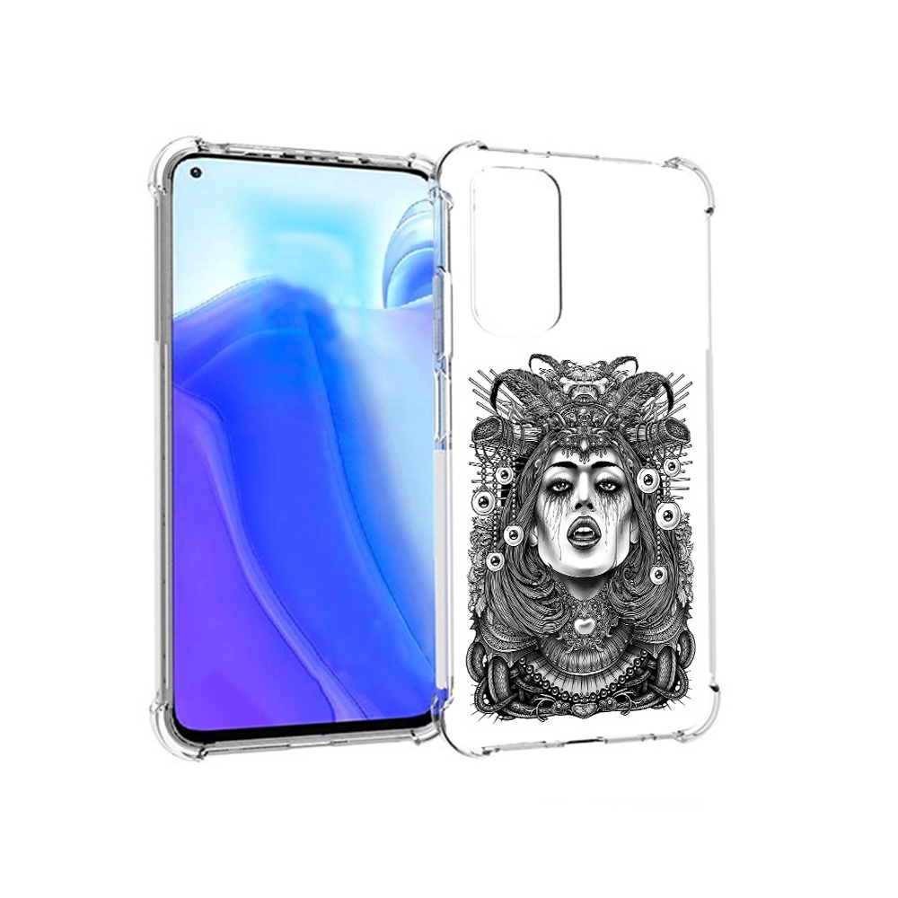 

Чехол MyPads Tocco для Xiaomi Redmi Note 11S портрет девушки черно белый, Tocco