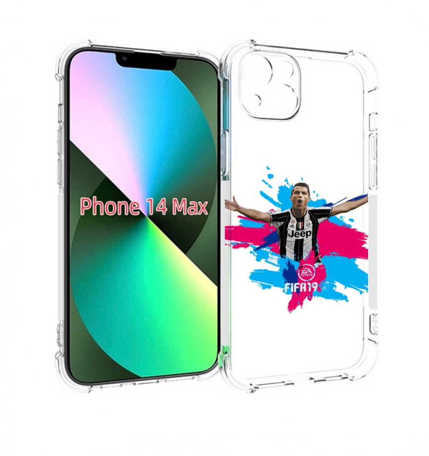 

Чехол MyPads Fifa-2019-2020-2021-2022 мужской для iPhone 14 Plus (6.7), Прозрачный, Tocco