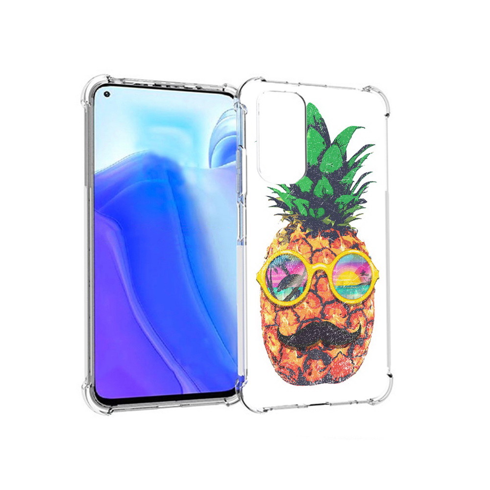 

Чехол MyPads Tocco для Xiaomi Redmi Note 11S прикольный ананас с лицом (PT162215.279.556), Tocco