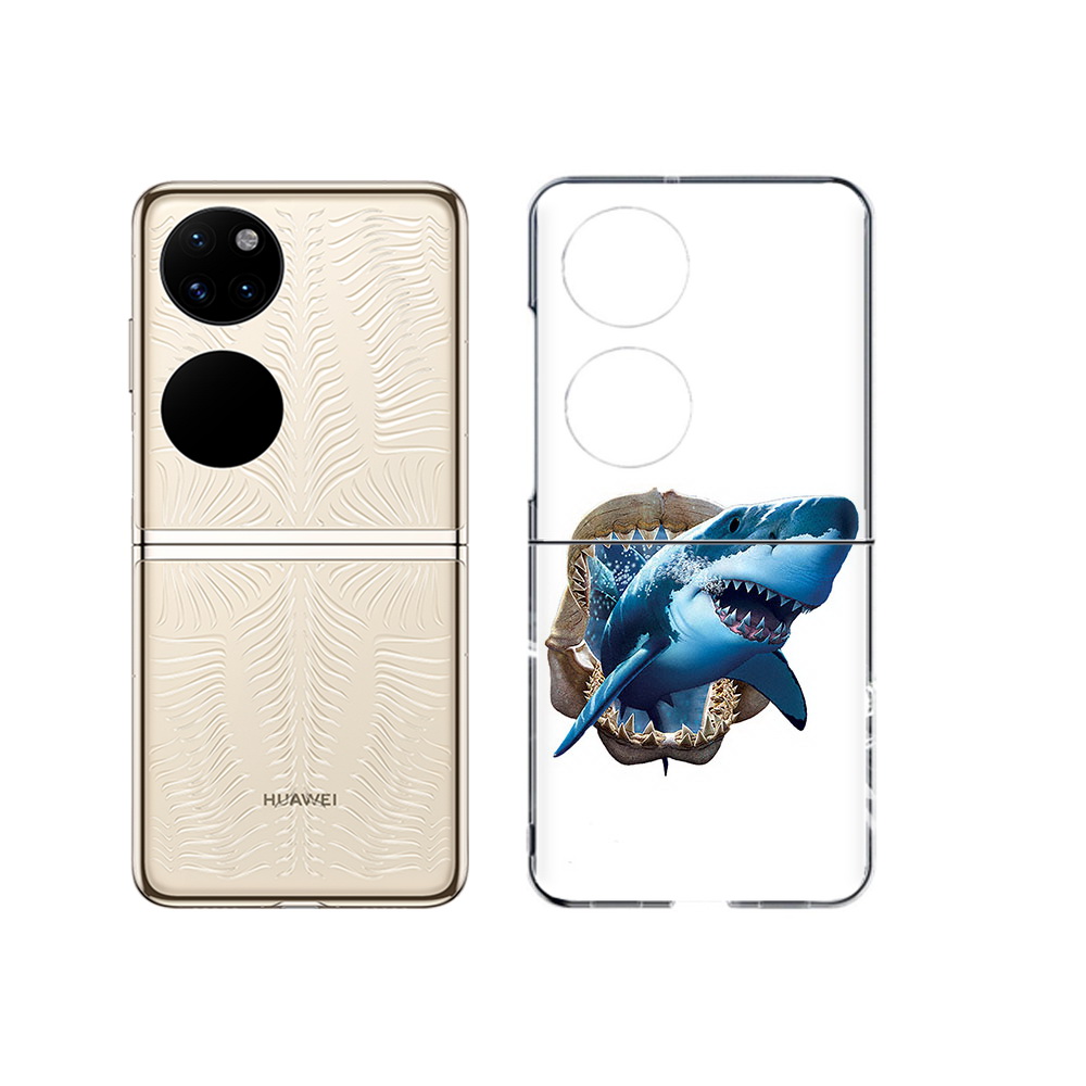 

Чехол MyPads Tocco для Huawei P50 челюсти (PT225999.71.675), Прозрачный, Tocco