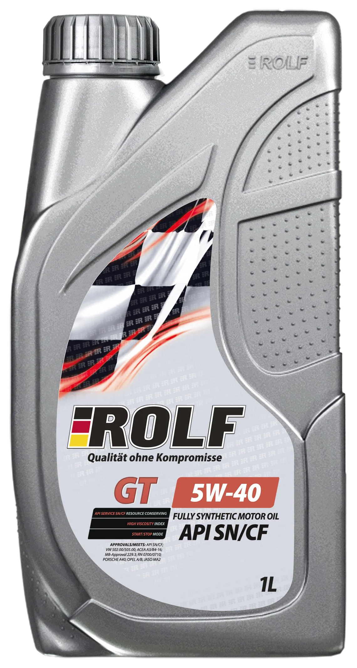 Моторное масло ROLF GT SAE 5W-40 API SN/CF синтетическое 1 л 322437
