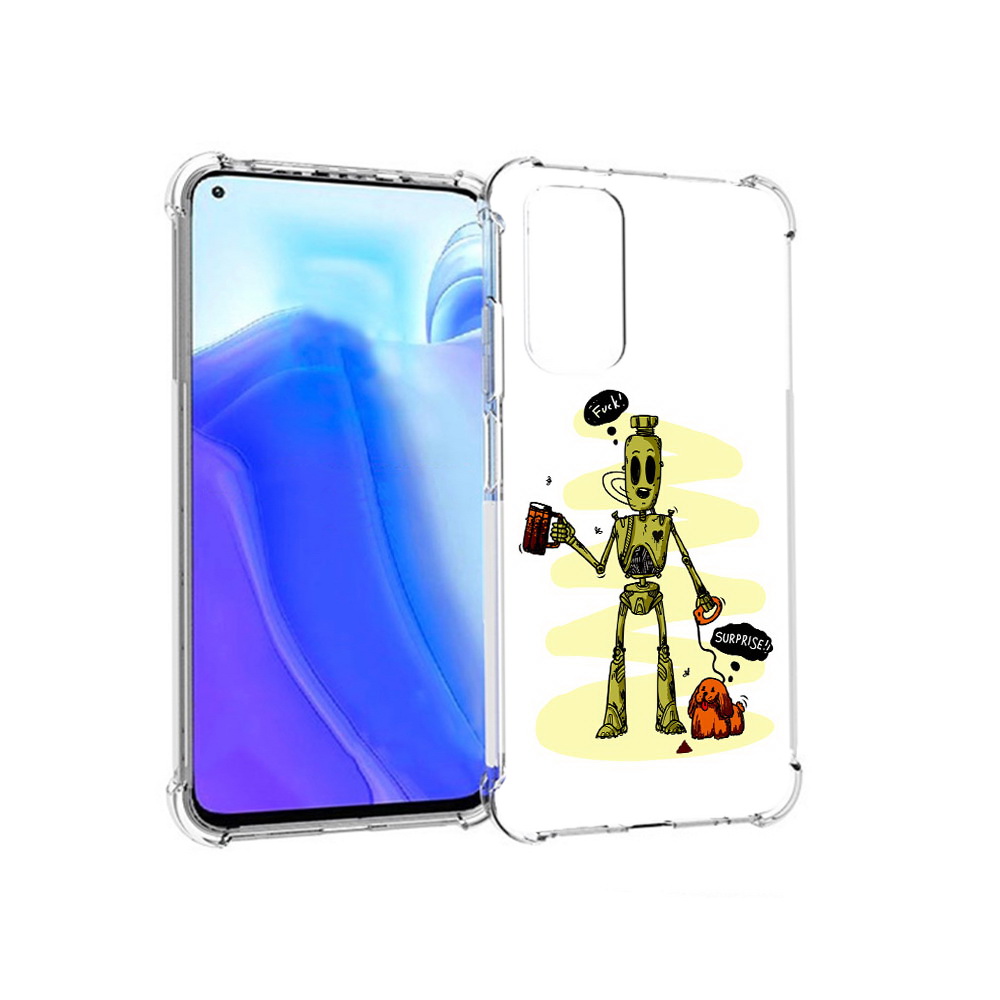 

Чехол MyPads Tocco для Xiaomi Redmi Note 11S прикольный робот (PT162215.279.557), Tocco