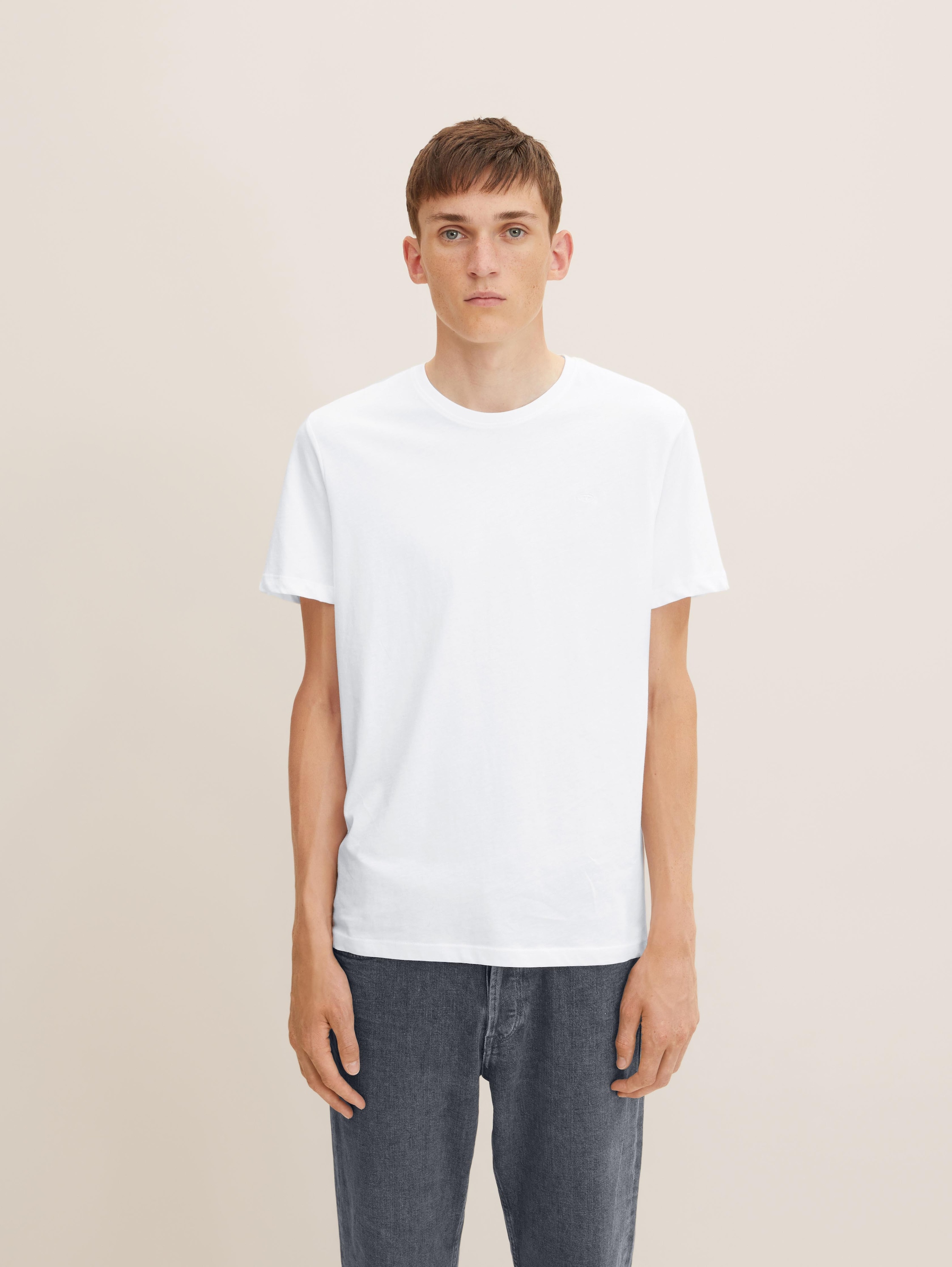 

Футболка мужская TOM TAILOR 1033049 белая 2XL, 1033049