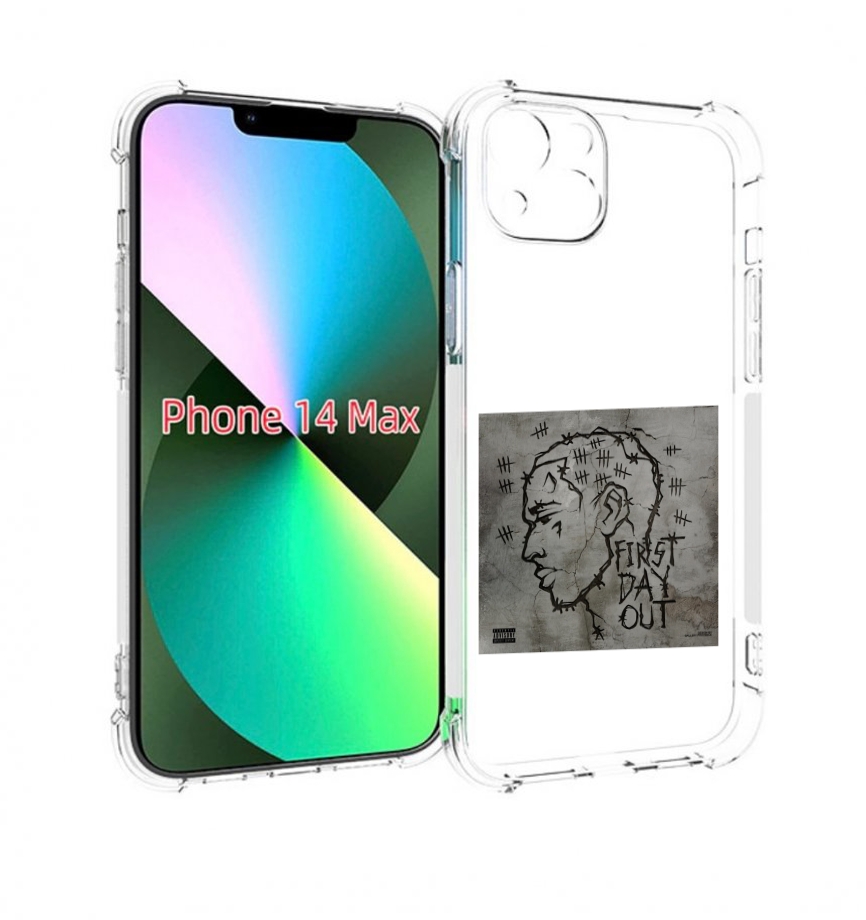 

Чехол MyPads First Day Out для iPhone 14 Plus (6.7), Прозрачный, Tocco