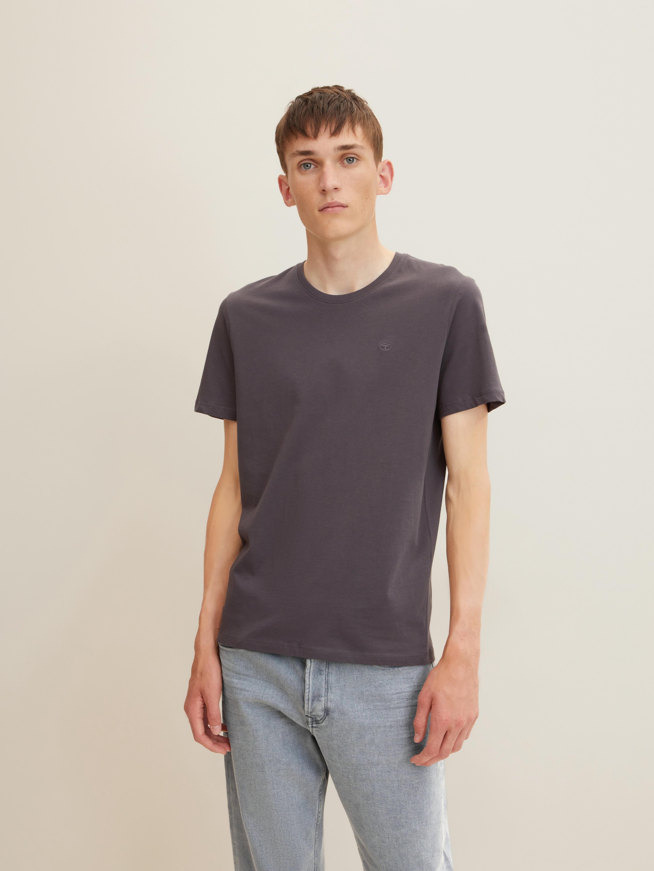 

Футболка мужская TOM TAILOR 1033049 серая 2XL, 1033049