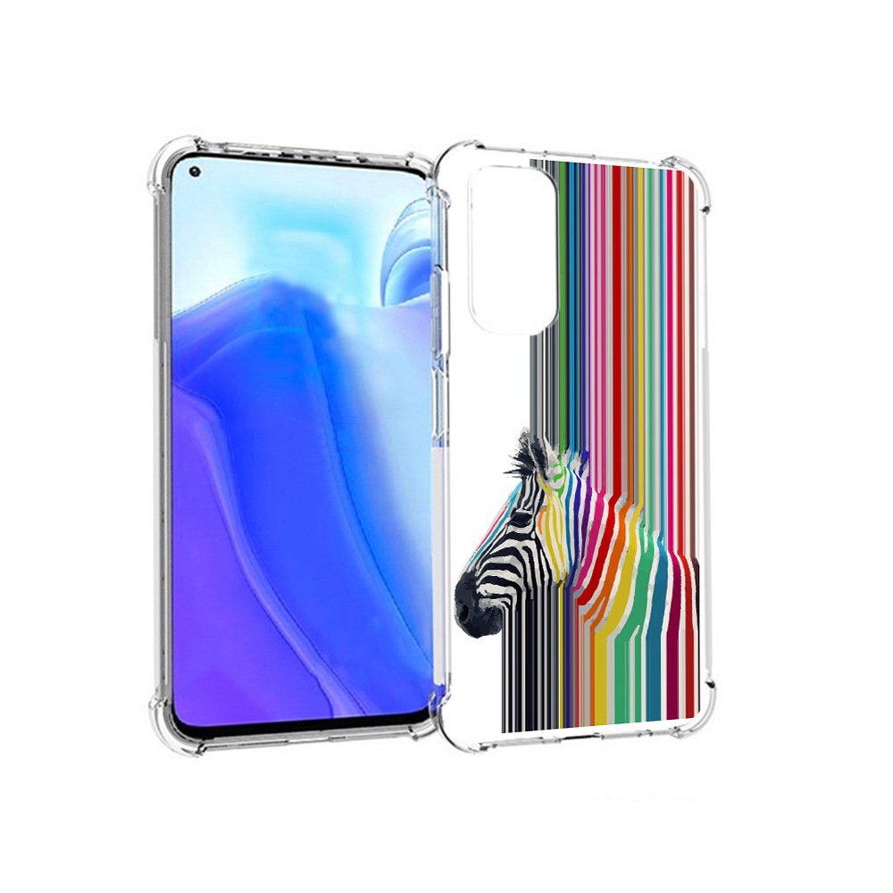 

Чехол MyPads Tocco для Xiaomi Redmi Note 11S радужная зебра (PT162215.279.565), Tocco