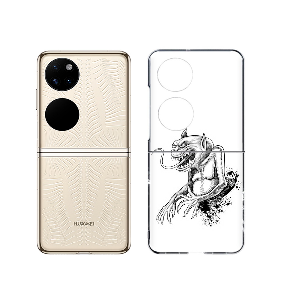 

Чехол MyPads Tocco для Huawei P50 чорт (PT225999.71.692), Прозрачный, Tocco
