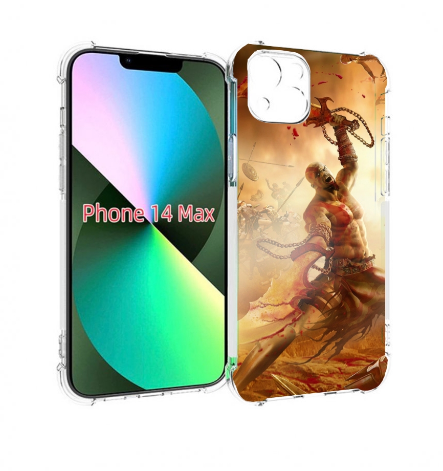 

Чехол MyPads God Of War III для iPhone 14 Plus (6.7), Прозрачный, Tocco