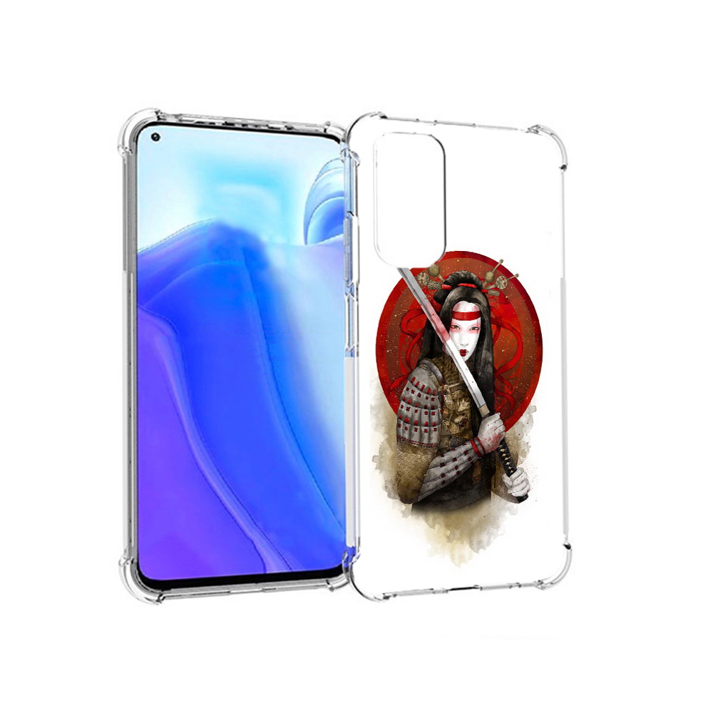 

Чехол MyPads Tocco для Xiaomi Redmi Note 11S рисованная девушка с катаной, Tocco