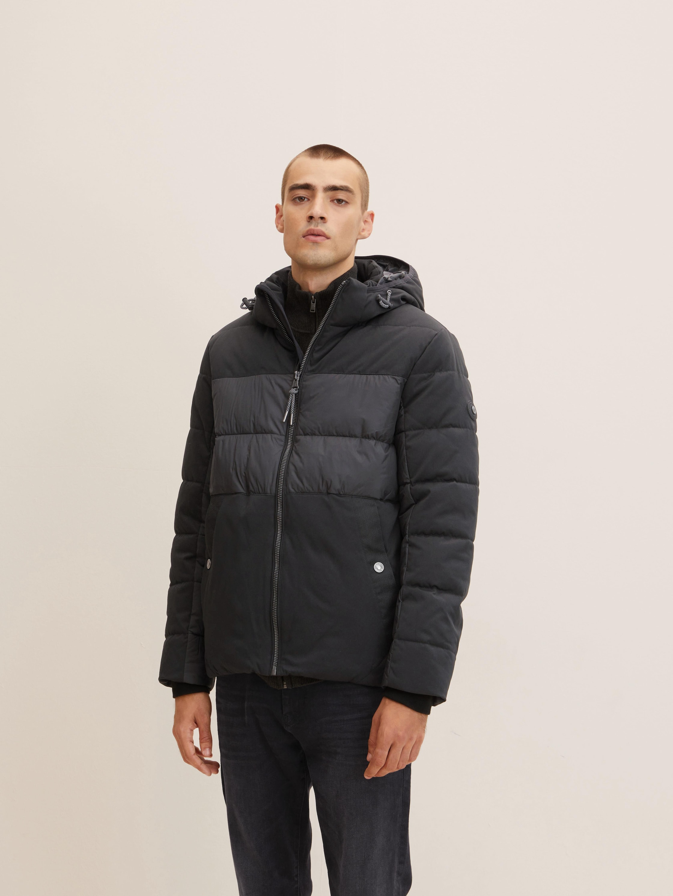 

Куртка мужская TOM TAILOR 1032481 черная 3XL, 1032481