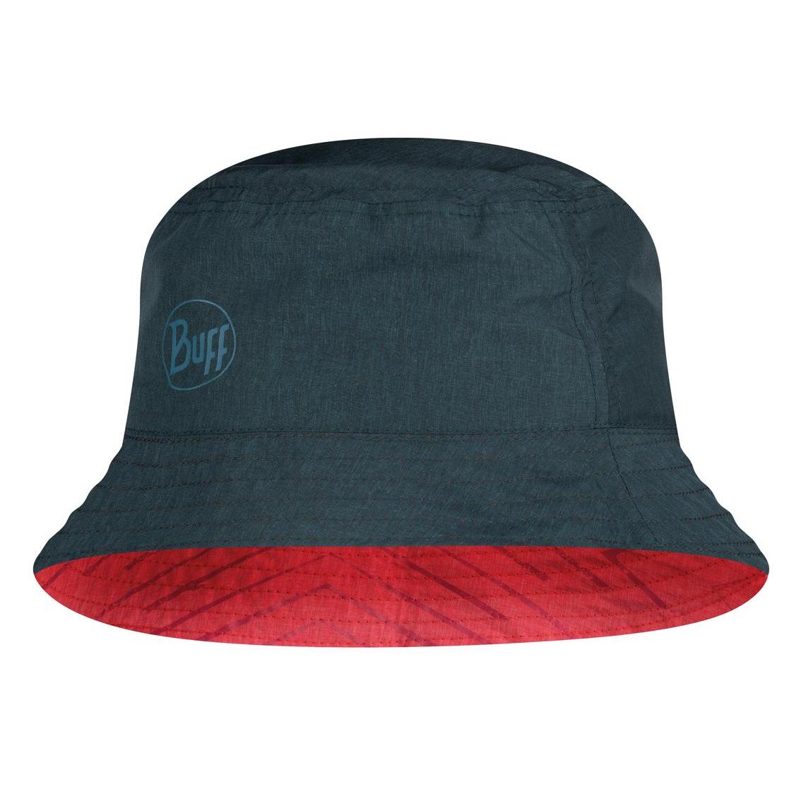 Панама Buff Travel Bucket Hat синяя/красная, р. S/M