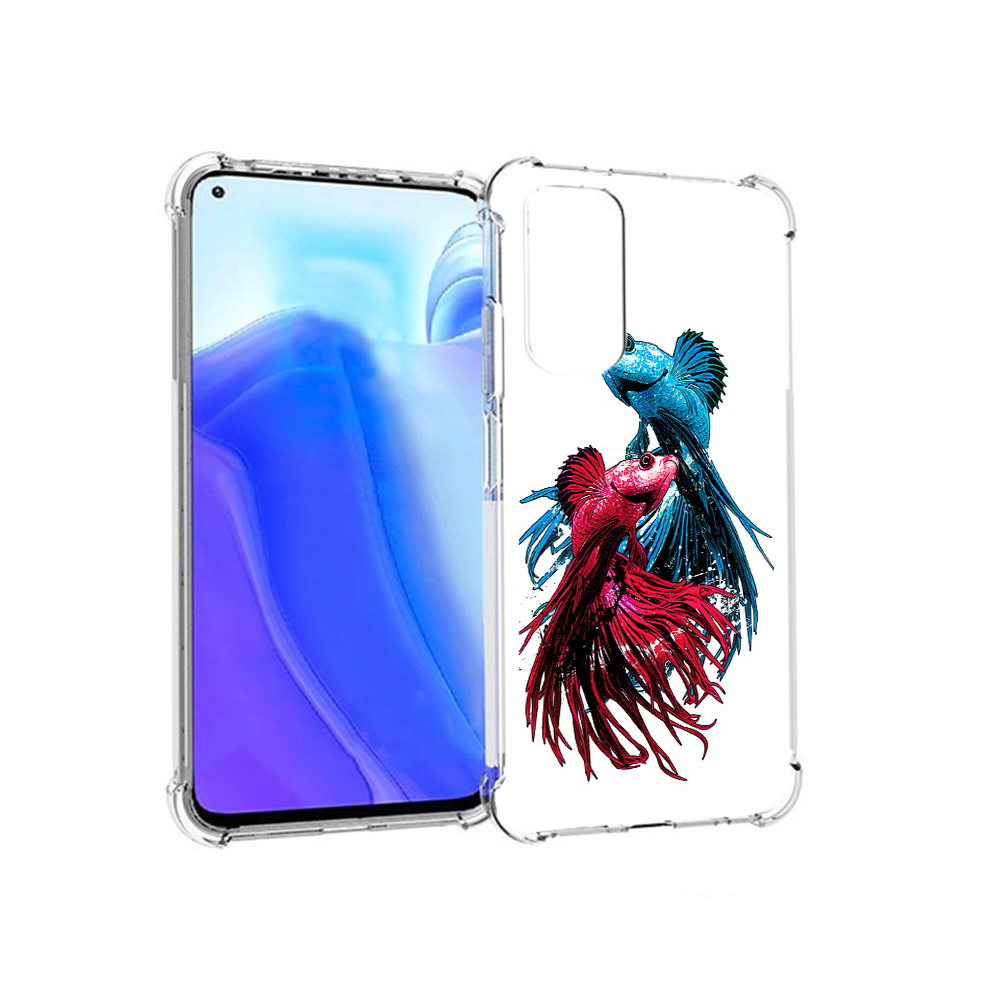 

Чехол MyPads Tocco для Xiaomi Redmi Note 11S рыбы петушки (PT162215.279.592), Tocco