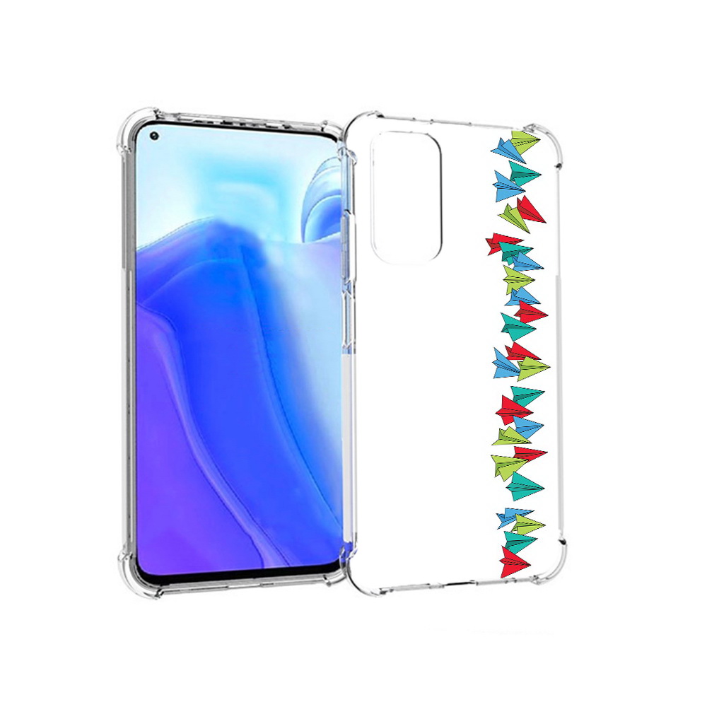 

Чехол MyPads Tocco для Xiaomi Redmi Note 11S самолетики из листочков (PT162215.279.593), Tocco