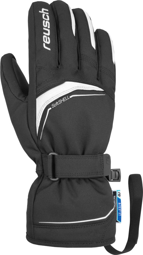 фото Перчатки горнолыжные reusch 2020-21 primus r-tex® xt black/white (inch (дюйм):8,5)