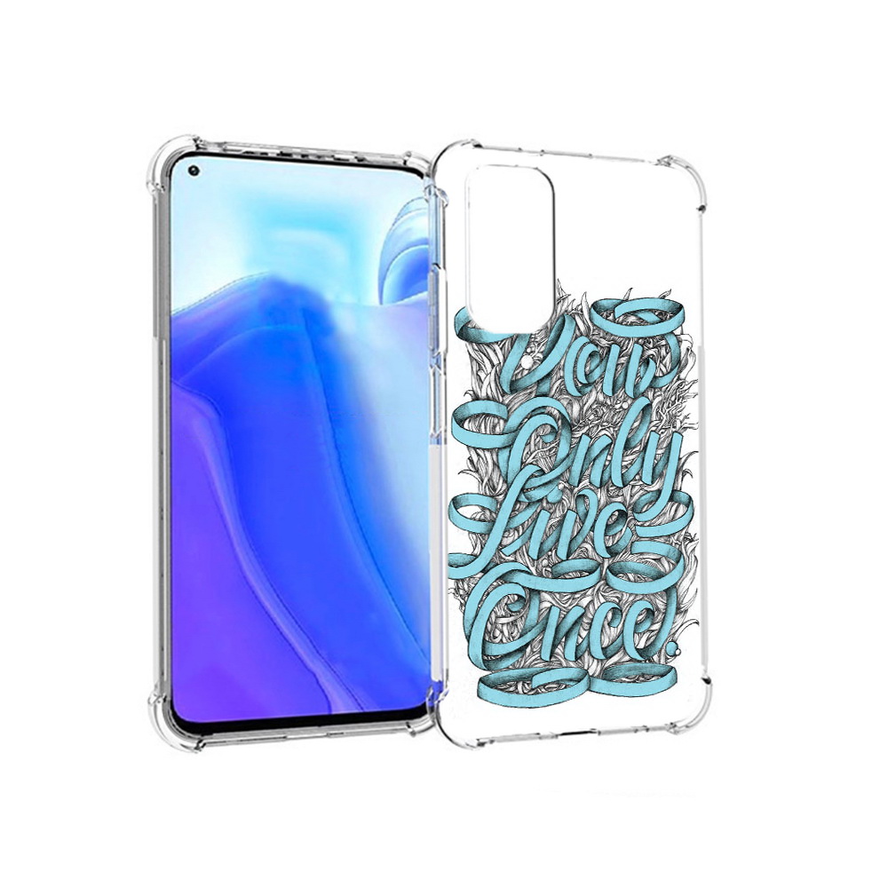 

Чехол MyPads Tocco для Xiaomi Redmi Note 11S слова из ленты абстракция (PT162215.279.607), Tocco