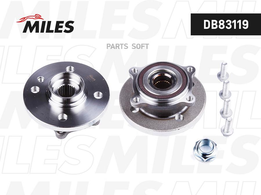 

MILES DB83119 Ступица колеса передняя с подшипником MINI COOPER 06- (SKF VKBA6634) DB83119