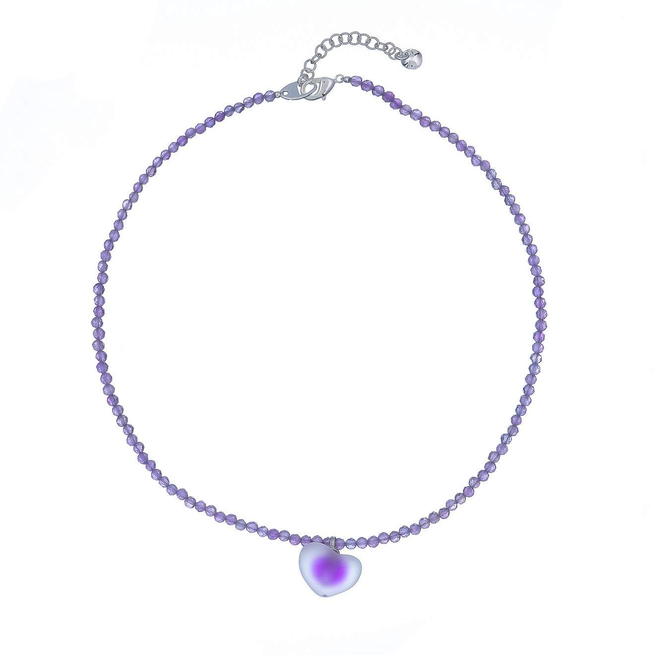 Колье из бижутерного сплава 445 см Lanzerotti LZ-2410-449 аметист 9640₽