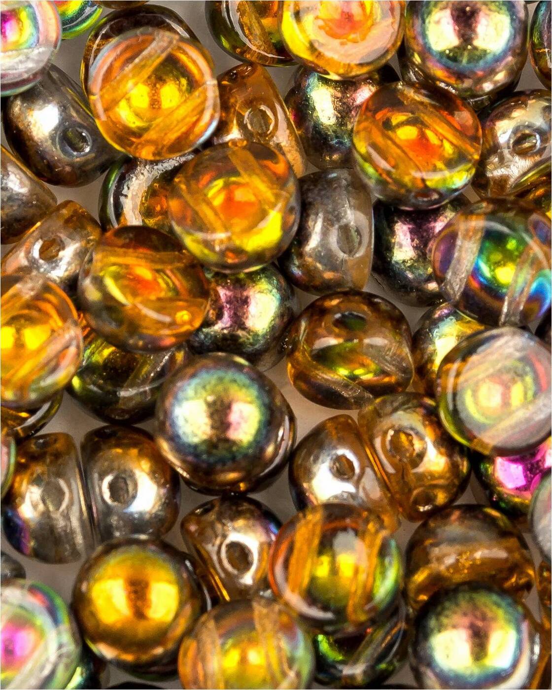 

Бусины Czech Beads с двумя отверстиями, Cabochon bead, 6 мм Crystal Magic Copper, 50 шт, Разноцветный, Cabochon bead