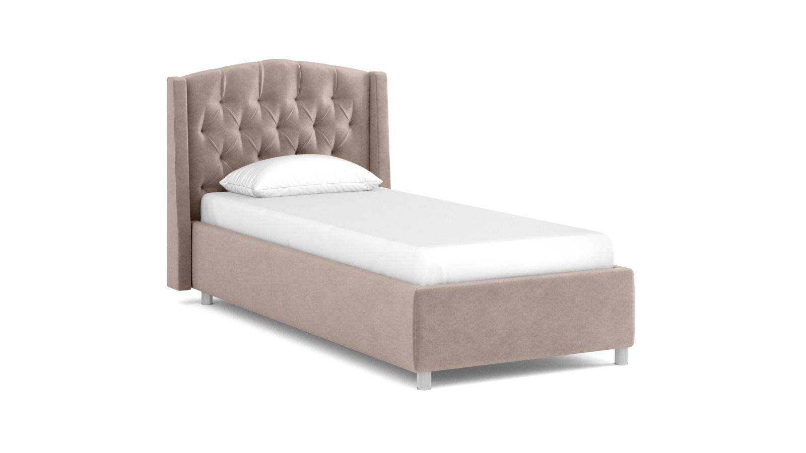 

Кровать Askona Margot Sky Velvet 17 090х200, Коричневый