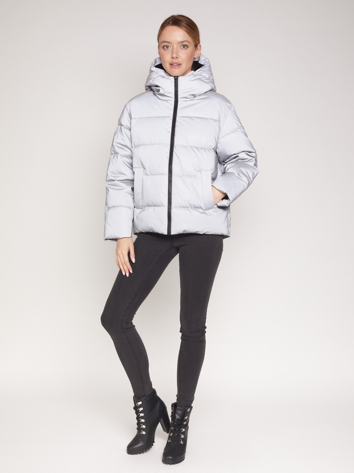 

Куртка женская Zolla 213351232749006 серая M