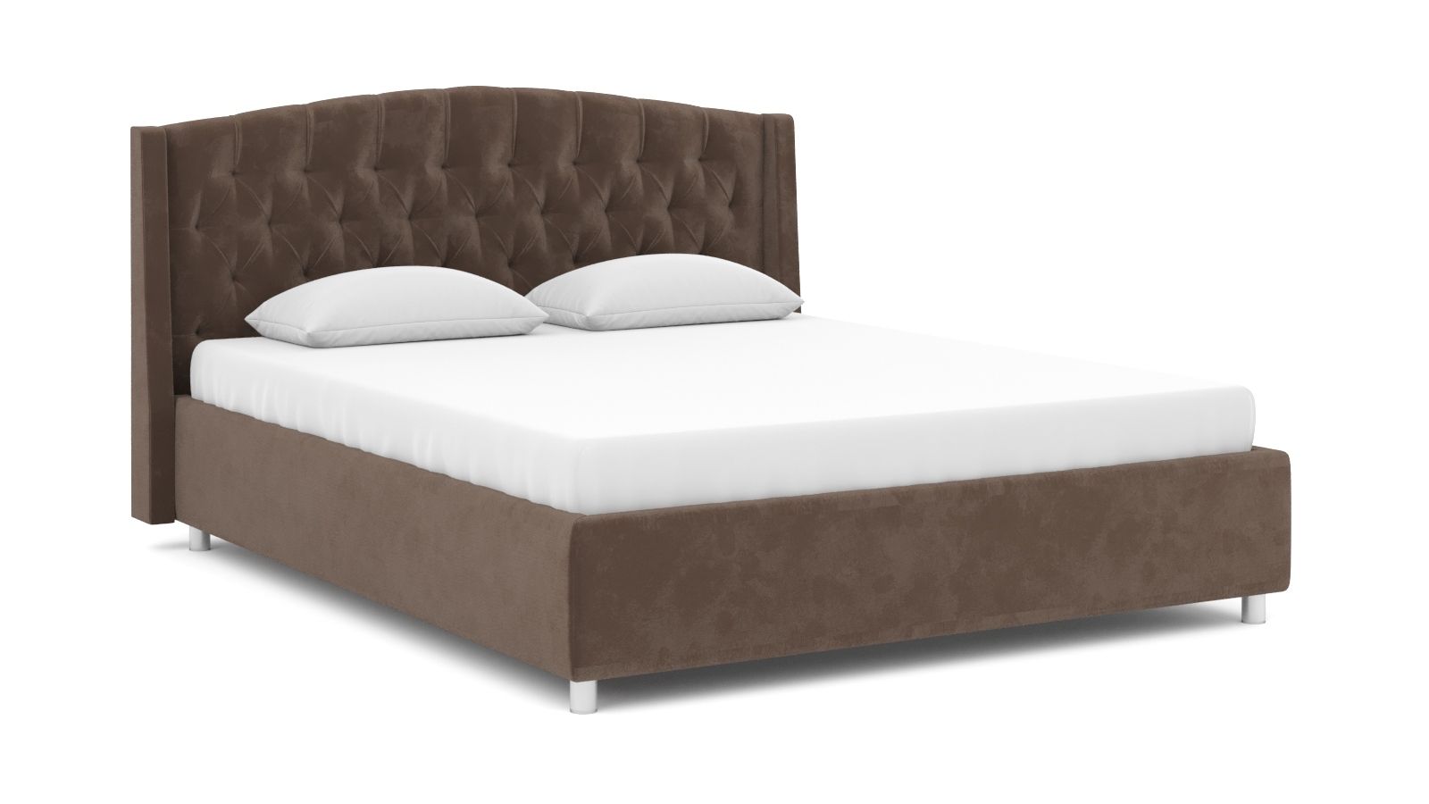 

Кровать Askona Margot Sky Velvet 02 160х200, Коричневый