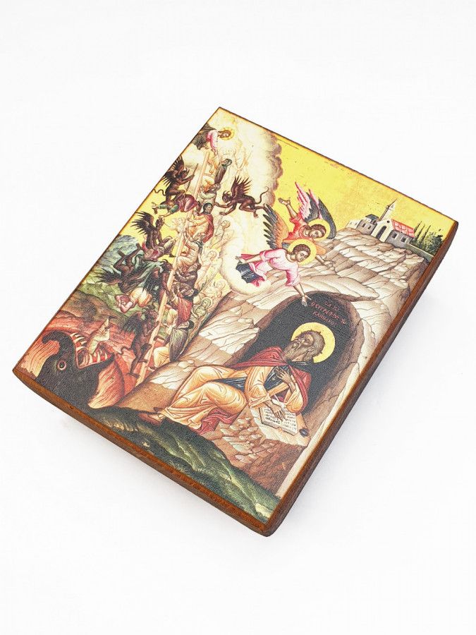

Икона Лествица, под старину, 10х12 см
