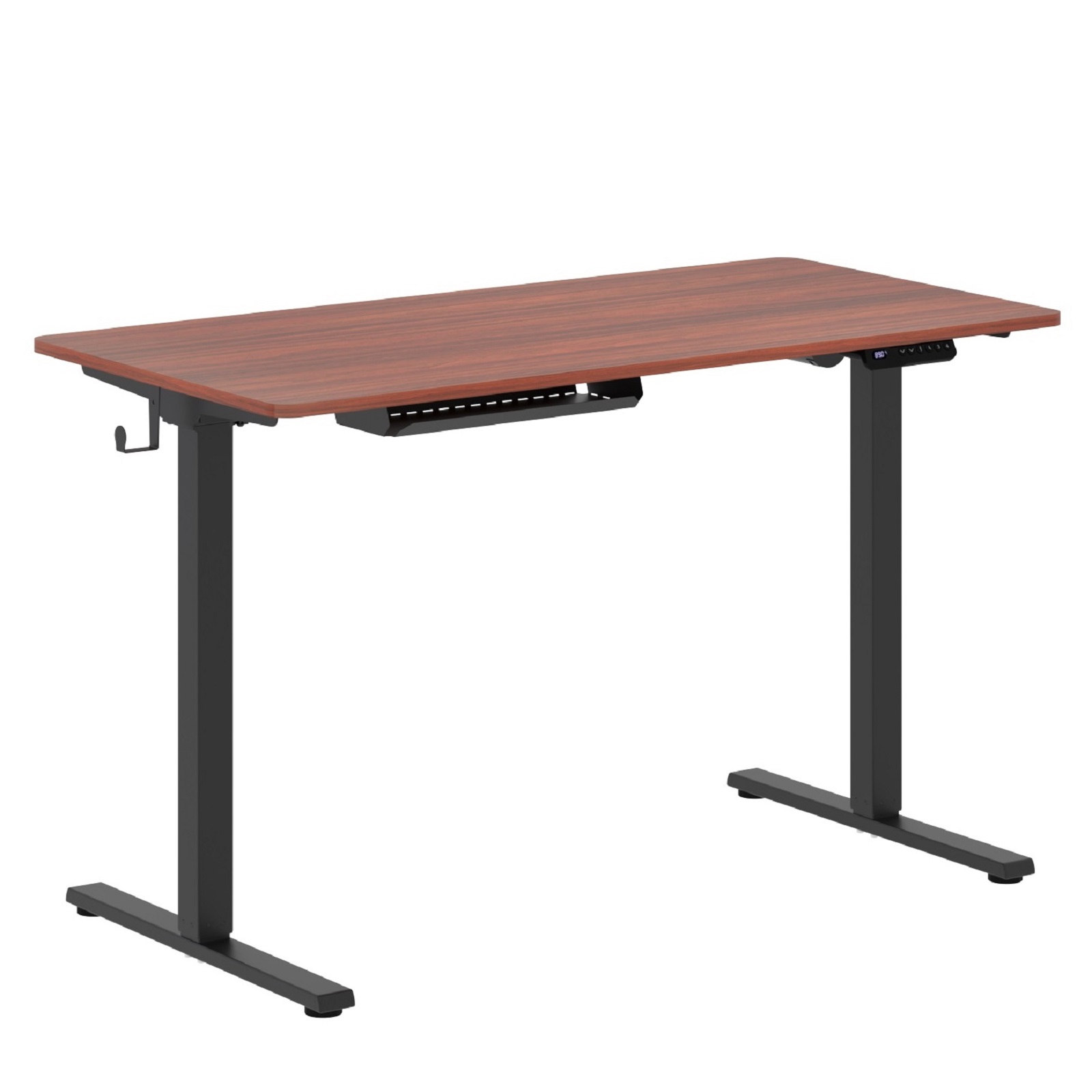 Компьютерный стол Skyland XTEN-UP AT-002, дуб темный/черный 120х60х73/121 см