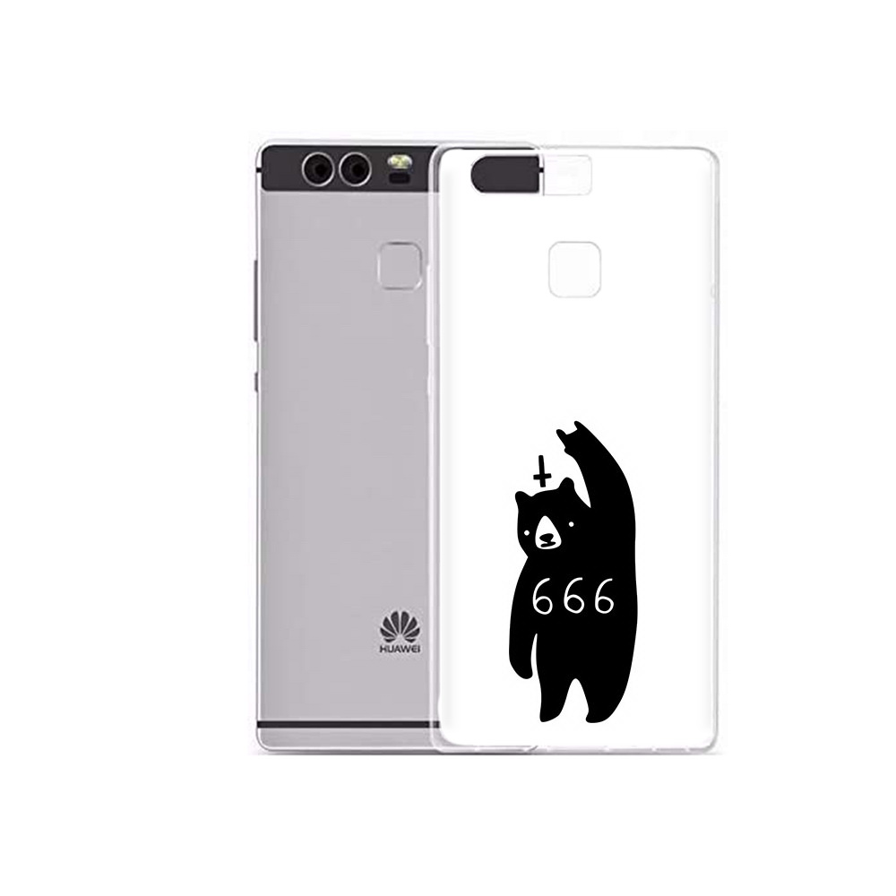 

Чехол MyPads Tocco для Huawei P9 Plus медведь 666 (PT31455.54.462), Прозрачный, Tocco