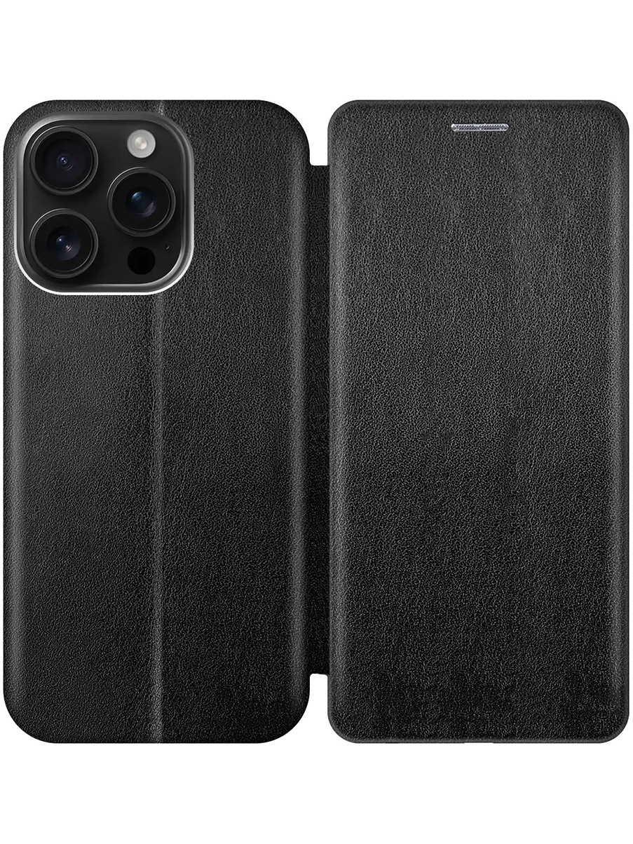 

Чехол-книжка на Apple iPhone 16 Pro черный, 785197713