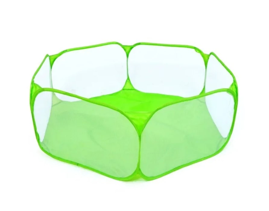 фото Сухой бассейн кнр манеж, для шариков, зеленый, 120х120х38 см 7464229